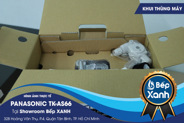 Phía trong thùng máy Panasonic TK-AS66 TẠI sHOWROOM Bếp XANH