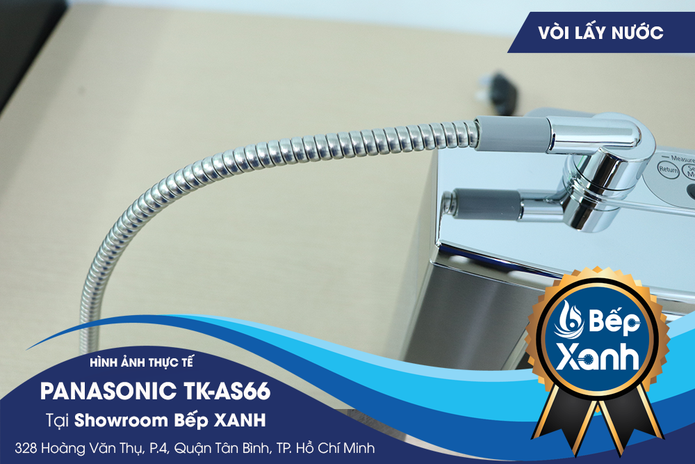 Thân máy điện giải Panasonic TK-AS66 cực kỳ sang trọng -Showroom Bếp XANH